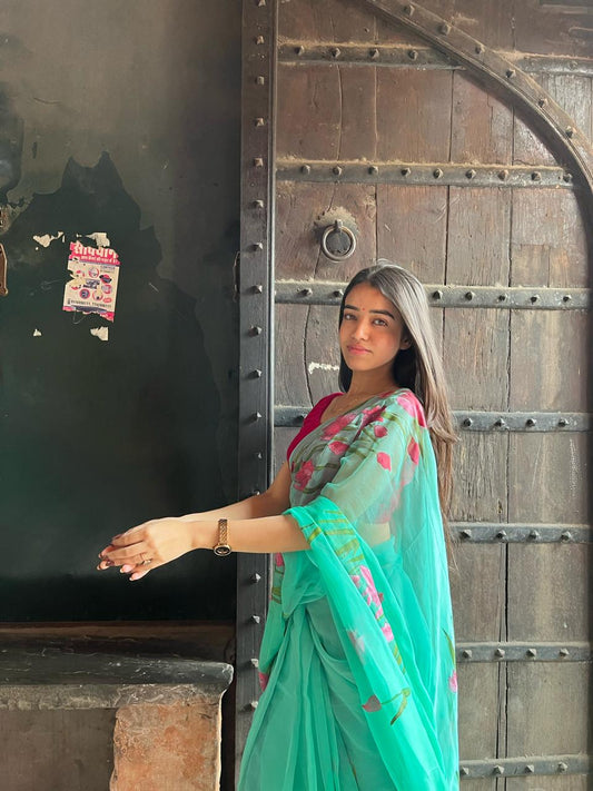 PADMINI HANDPAINTED SAREE