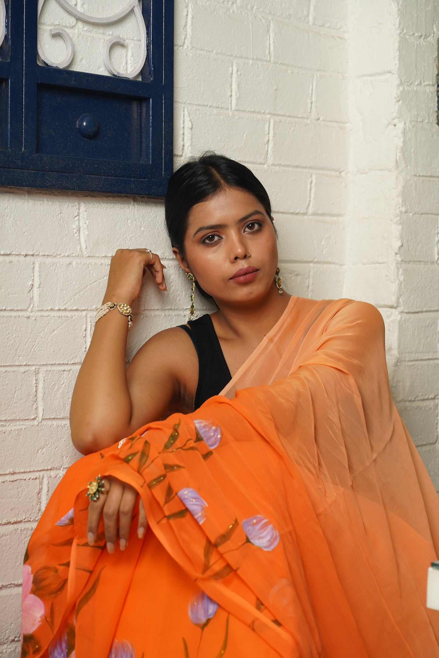 SAAJ HANDPAINTED SAREE