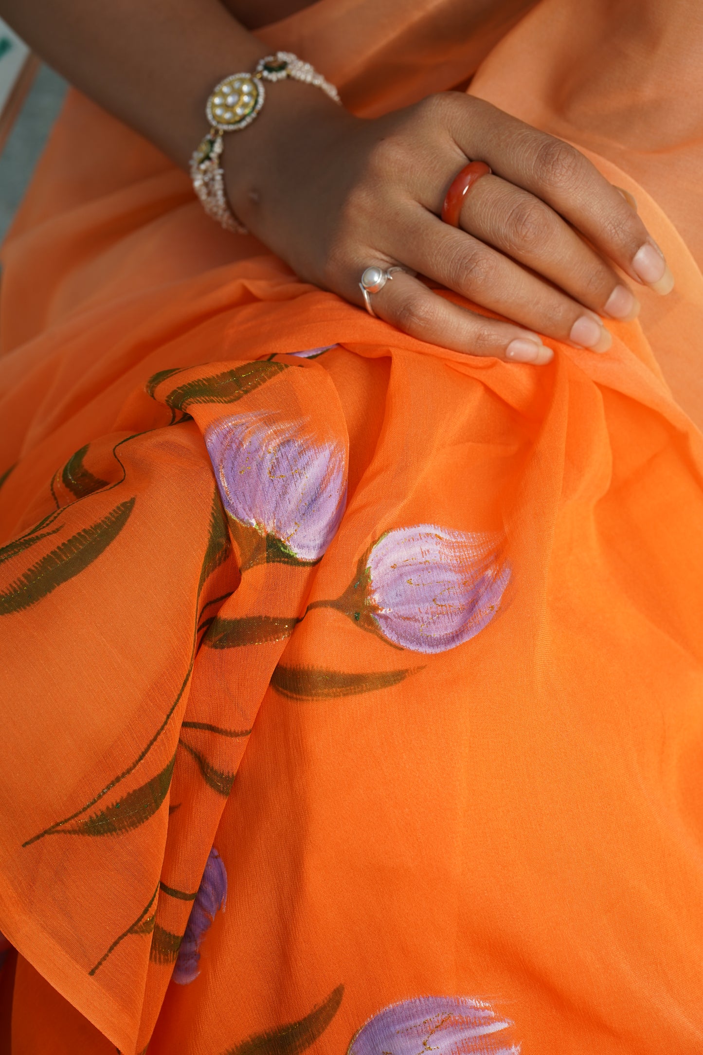 SAAJ HANDPAINTED SAREE