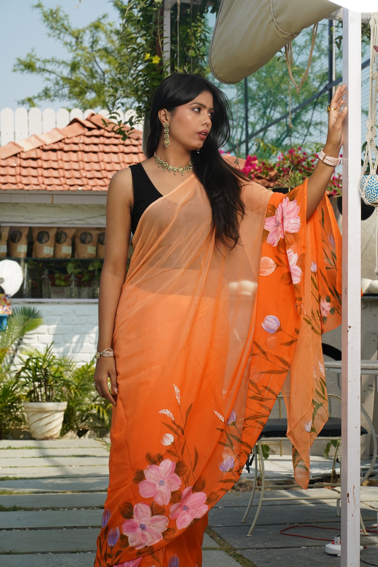 SAAJ HANDPAINTED SAREE