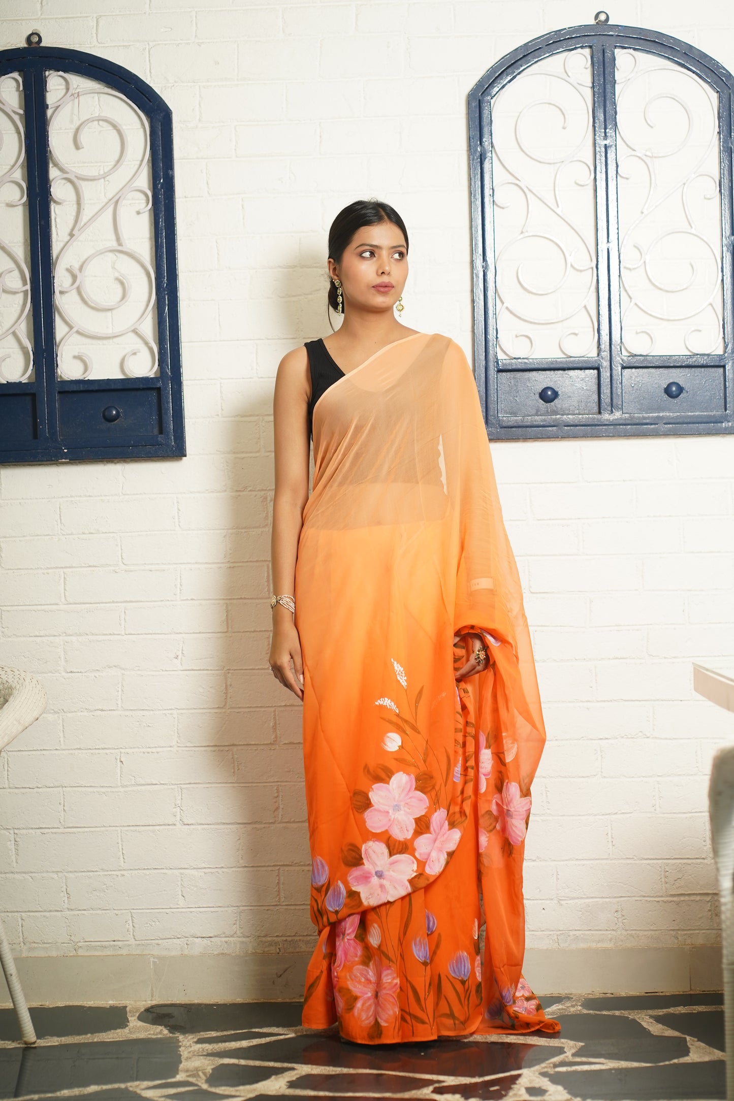 SAAJ HANDPAINTED SAREE