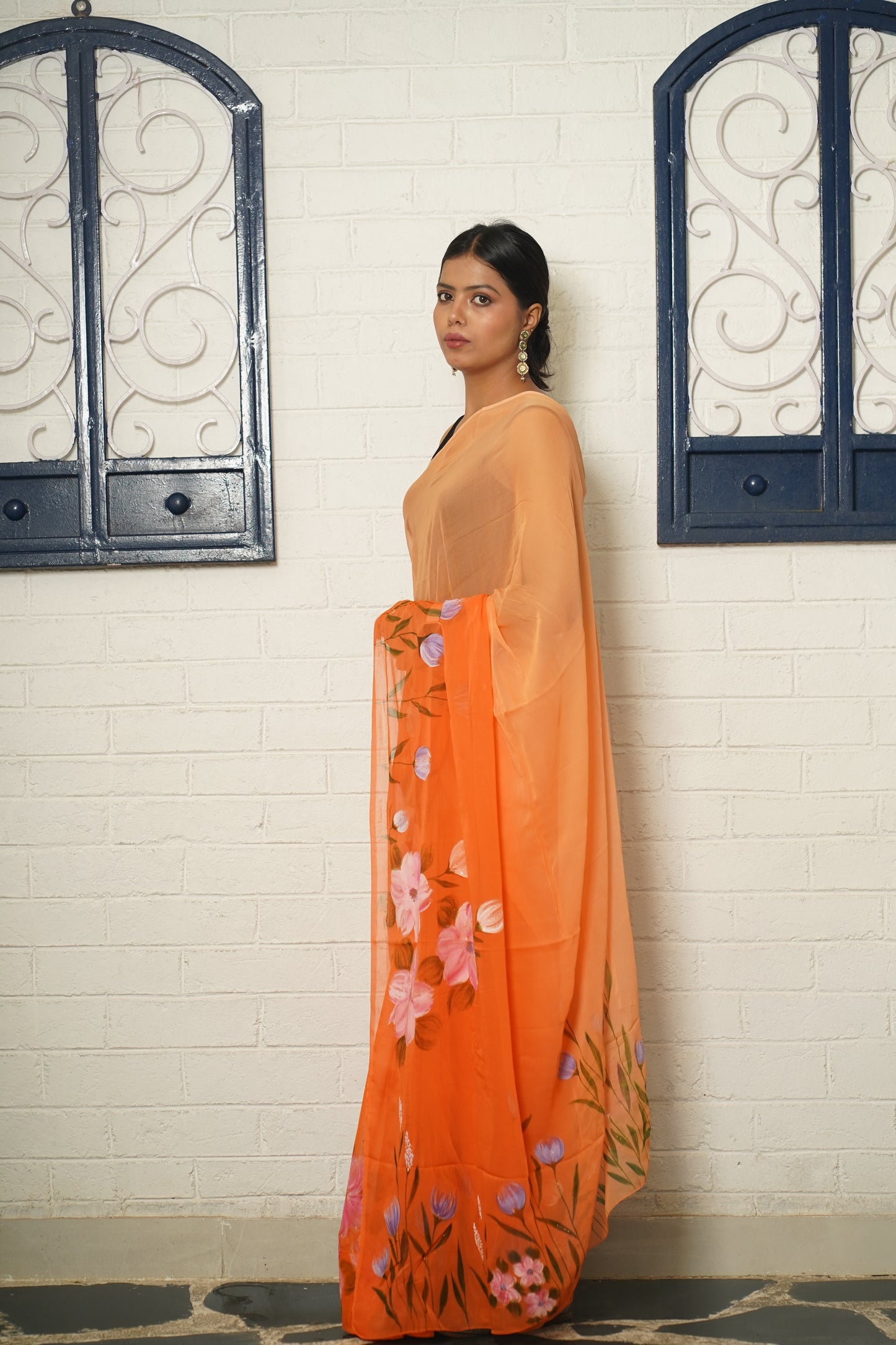 SAAJ HANDPAINTED SAREE