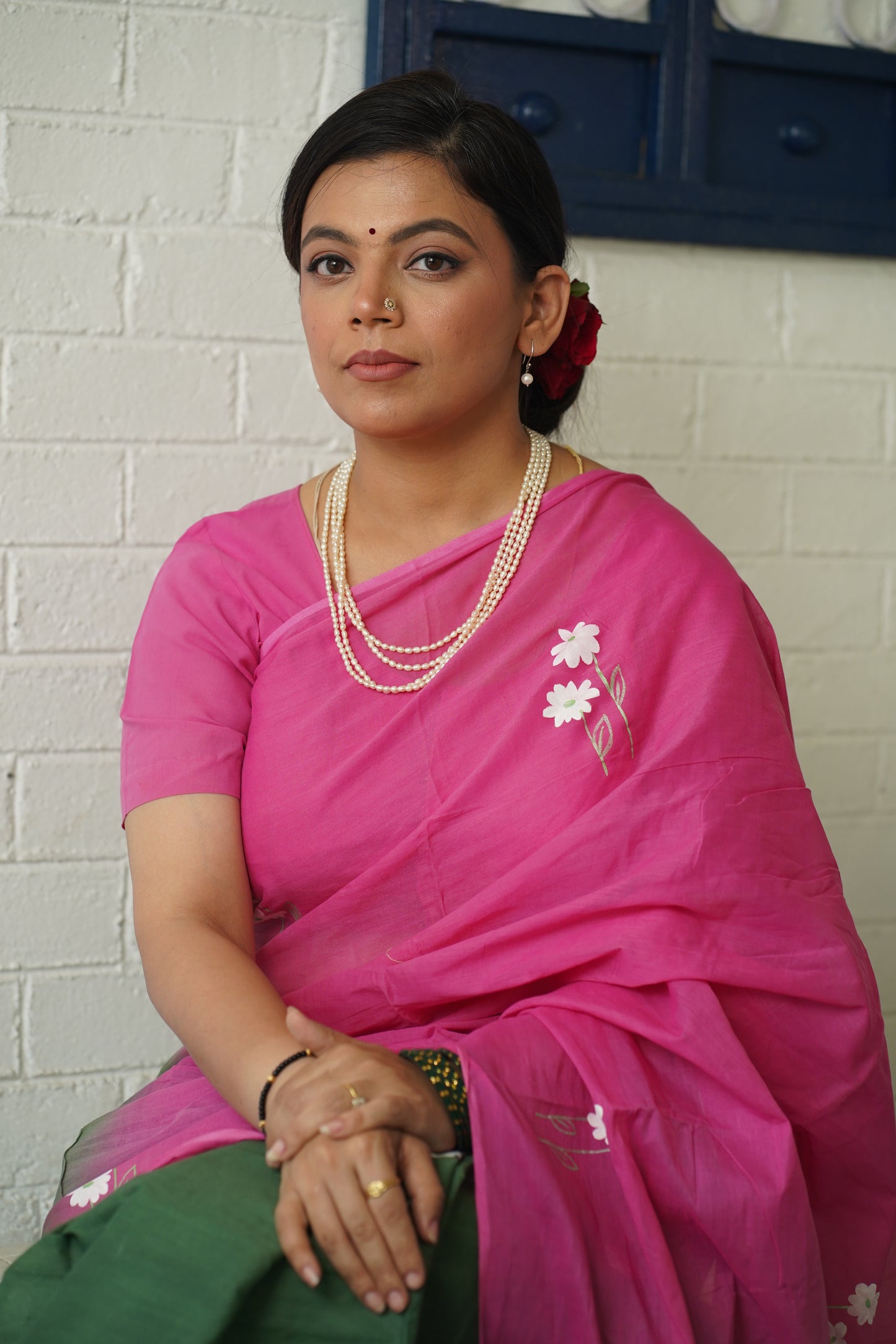 ROOHANI HANDPAINTED SAREE
