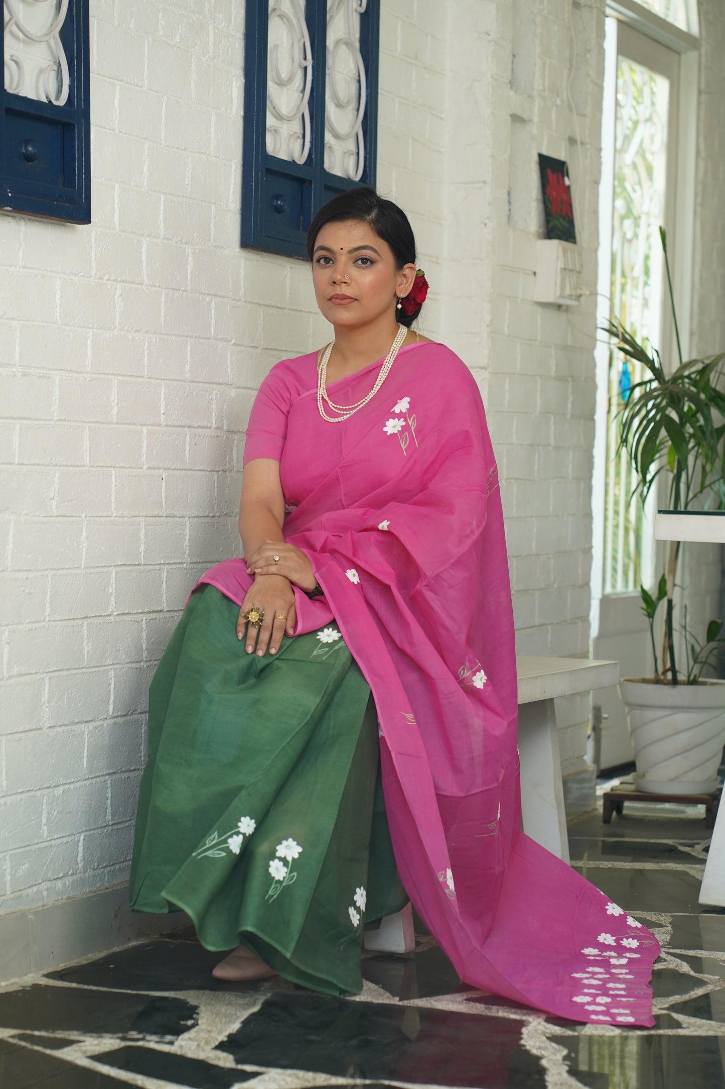 ROOHANI HANDPAINTED SAREE