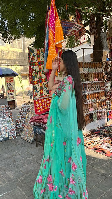 PADMINI HANDPAINTED SAREE